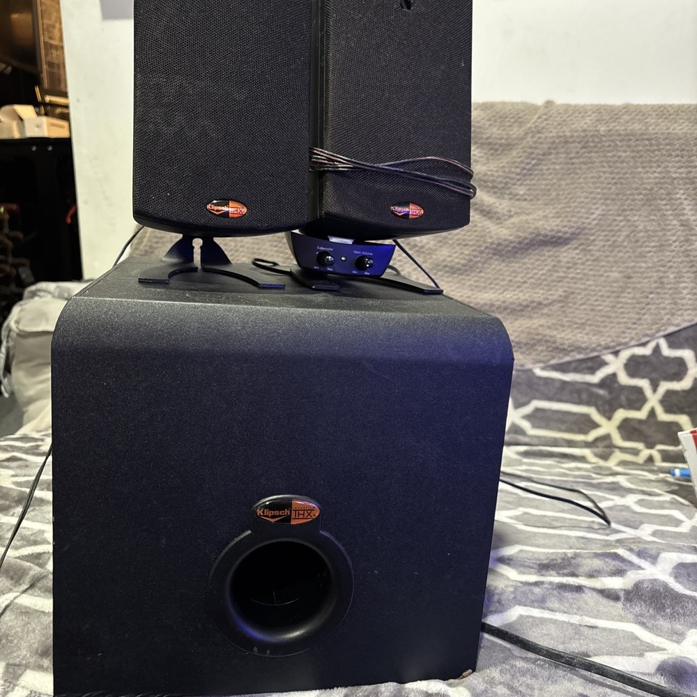 Klipsch ProMedia 2.1 THX Computer Audio System Subwoofer & Satellites - Tested